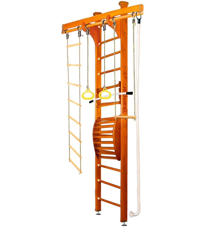 

Шведская стенка Kampfer Wooden Ladder Maxi Ceiling (№3 Классический Высота 3 м)