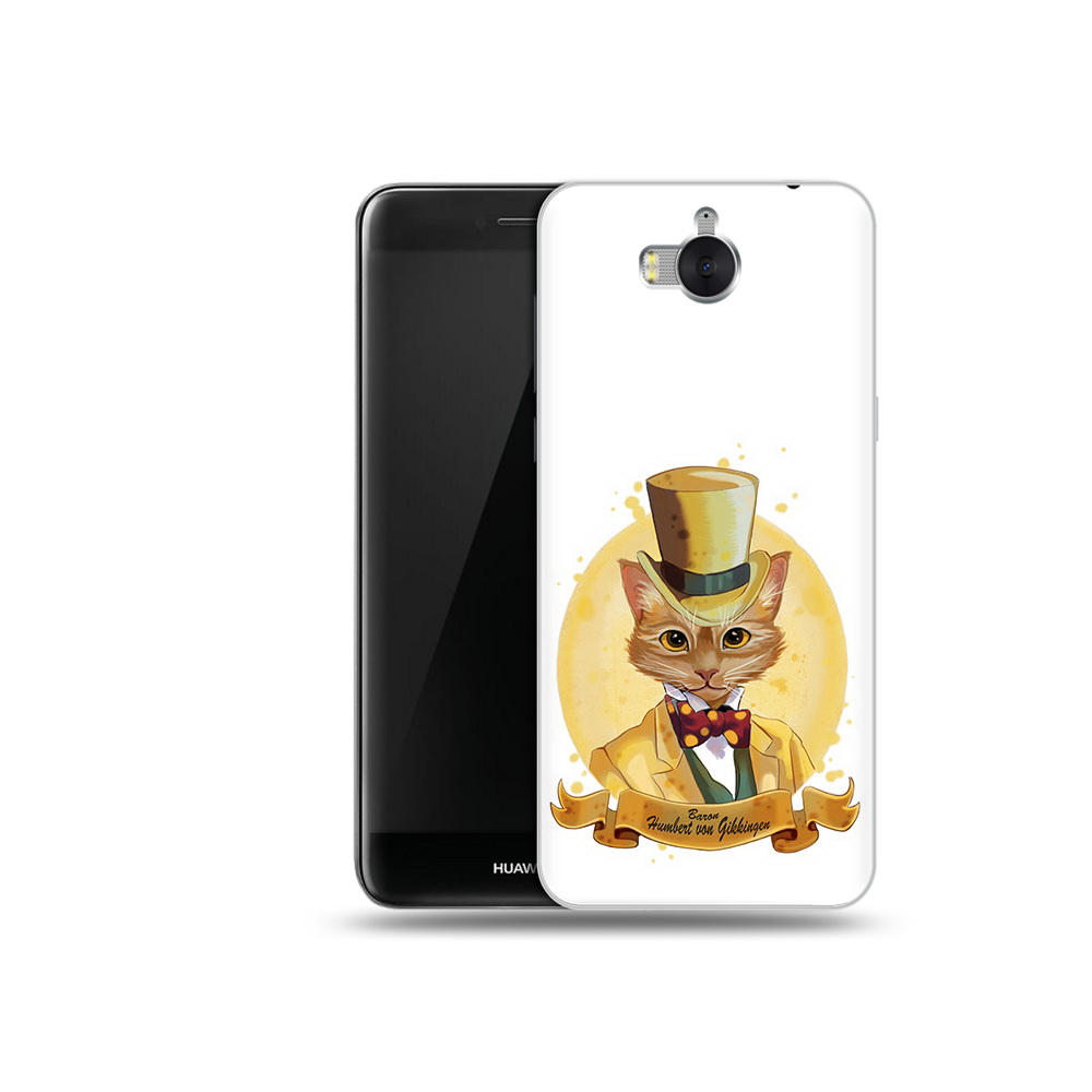 

Чехол MyPads Tocco для Huawei Y5 кот юрист (PT91582.58.401), Прозрачный, Tocco