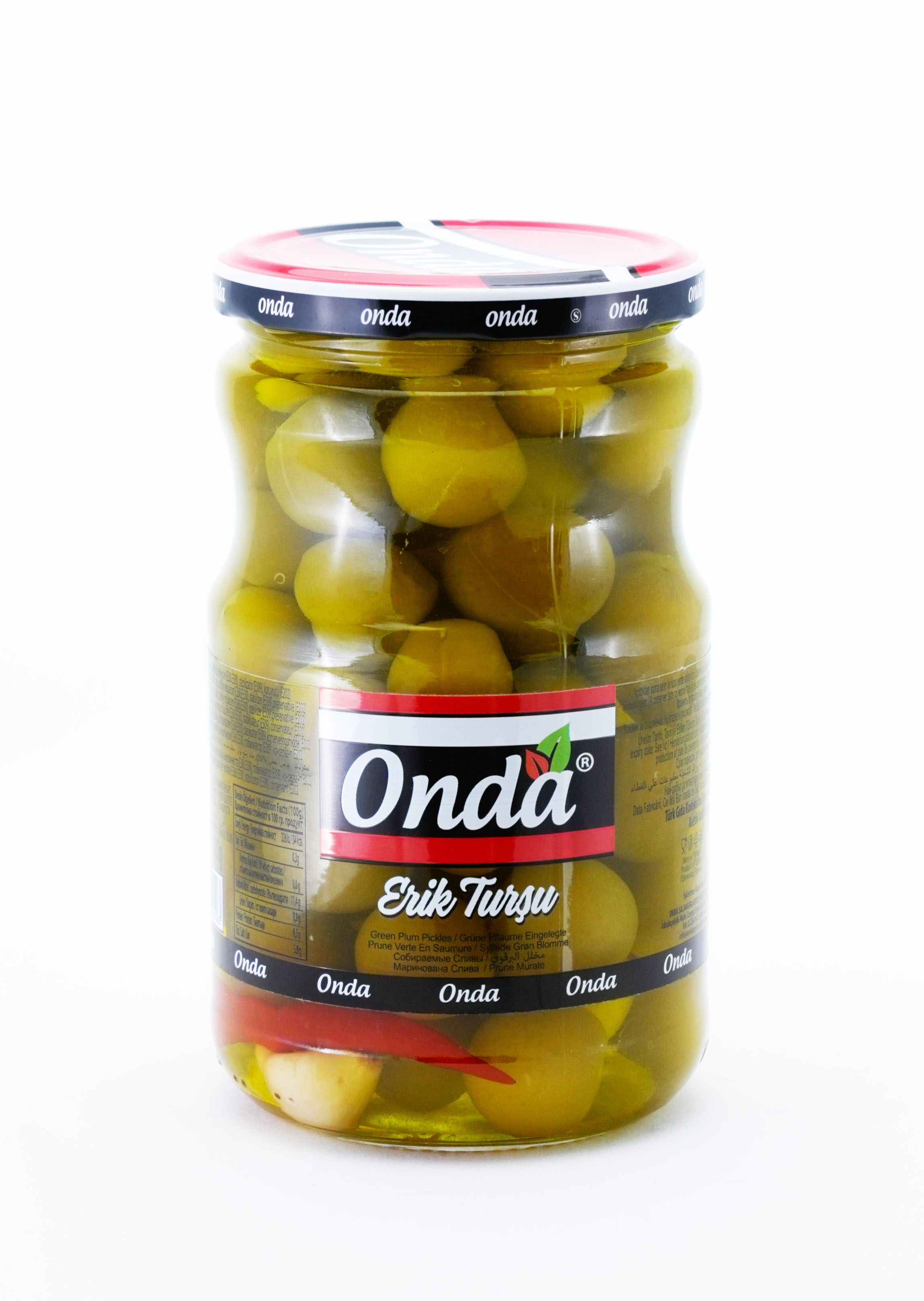 

Слива целая маринованная в рассоле ONDA, 680 г
