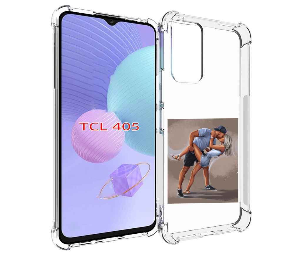 

Чехол MyPads девушка с парнем танцуют женский для TCL 405, Tocco