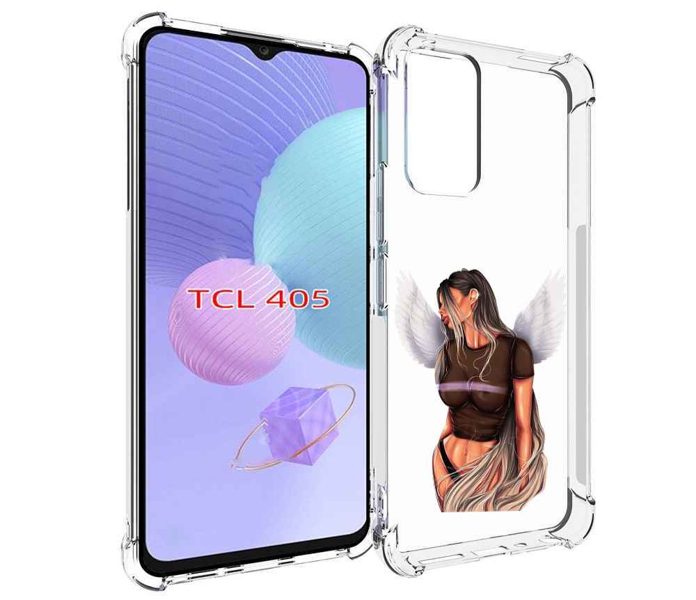 

Чехол MyPads девушка-ангел-с-крыльями женский для TCL 405, Tocco