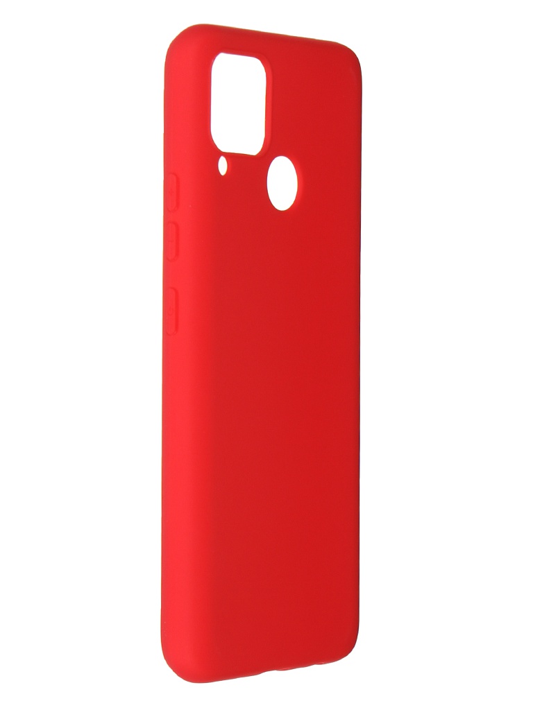 фото Чехол alwio для realme c25/c25s silicone soft touch red astrmc25rd