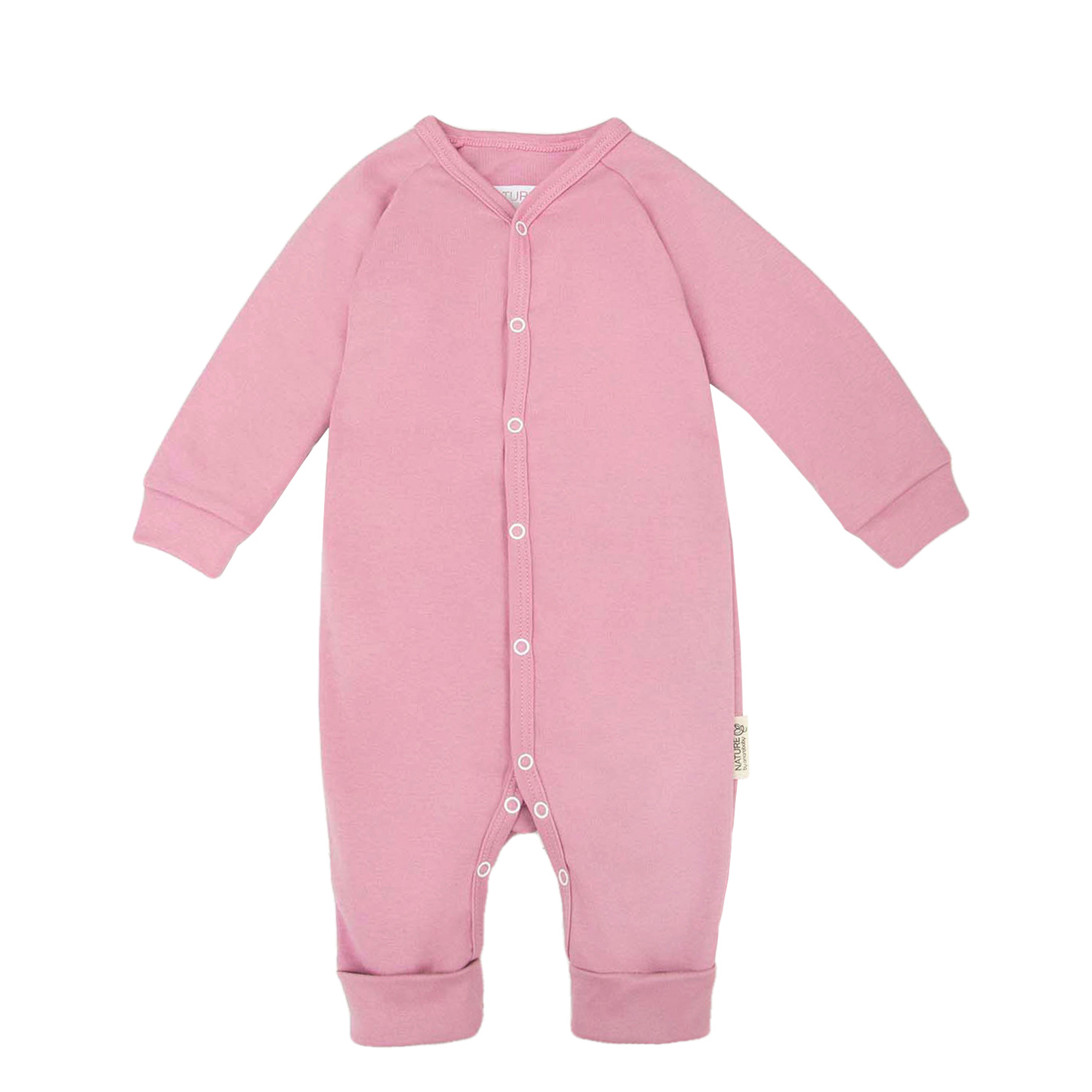 фото Комбинезон детский amarobaby nature зефир розовый р.68