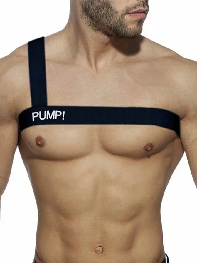 

Мужская портупея PUMP! PU5507, черная, р-р S-XXL, Черный, PU5507