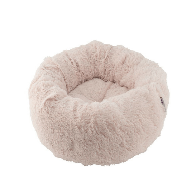 

Лежанка для собак и кошек Foxie Softy 55 x 55 см, искуственный мех, молочно-серая