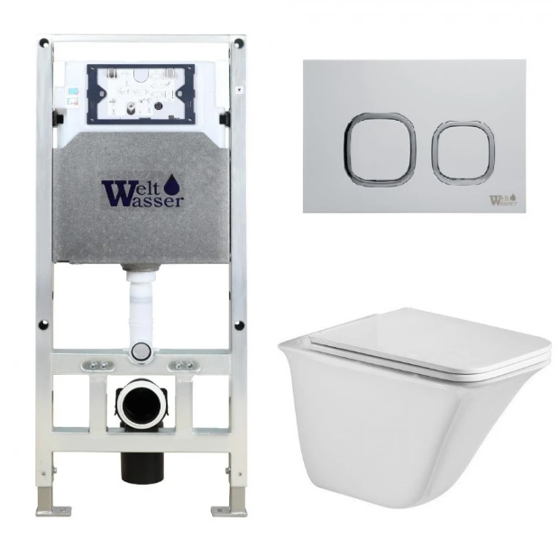 

Унитаз с инсталляцией WeltWasser AMBERG 506 ST + ROTBACH 004 GL-WT + AMBERG RD-MT CR, AMBERG 506 ST + ROTBACH 004 GL-WT + AMBERG RD-MT CR