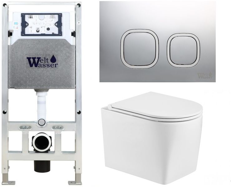 

Унитаз с инсталляцией WeltWasser AMBERG 506 ST + NESENBACH 004 GL-WT + AMBERG RD-MT CR, AMBERG 506 ST + NESENBACH 004 GL-WT + AMBERG RD-MT CR