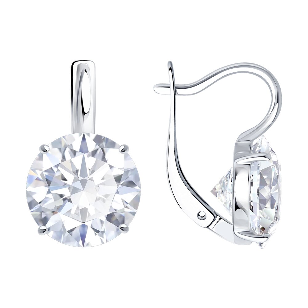 

Серьги из серебра SOKOLOV 94026910, фианит, 94026910