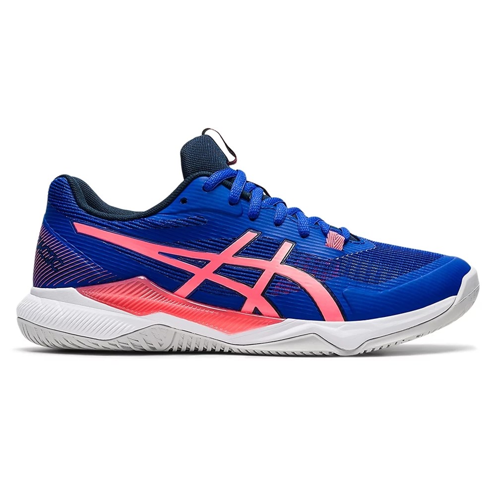 фото Кроссовки женские asics tactic 1072a070 синие 7.5 us