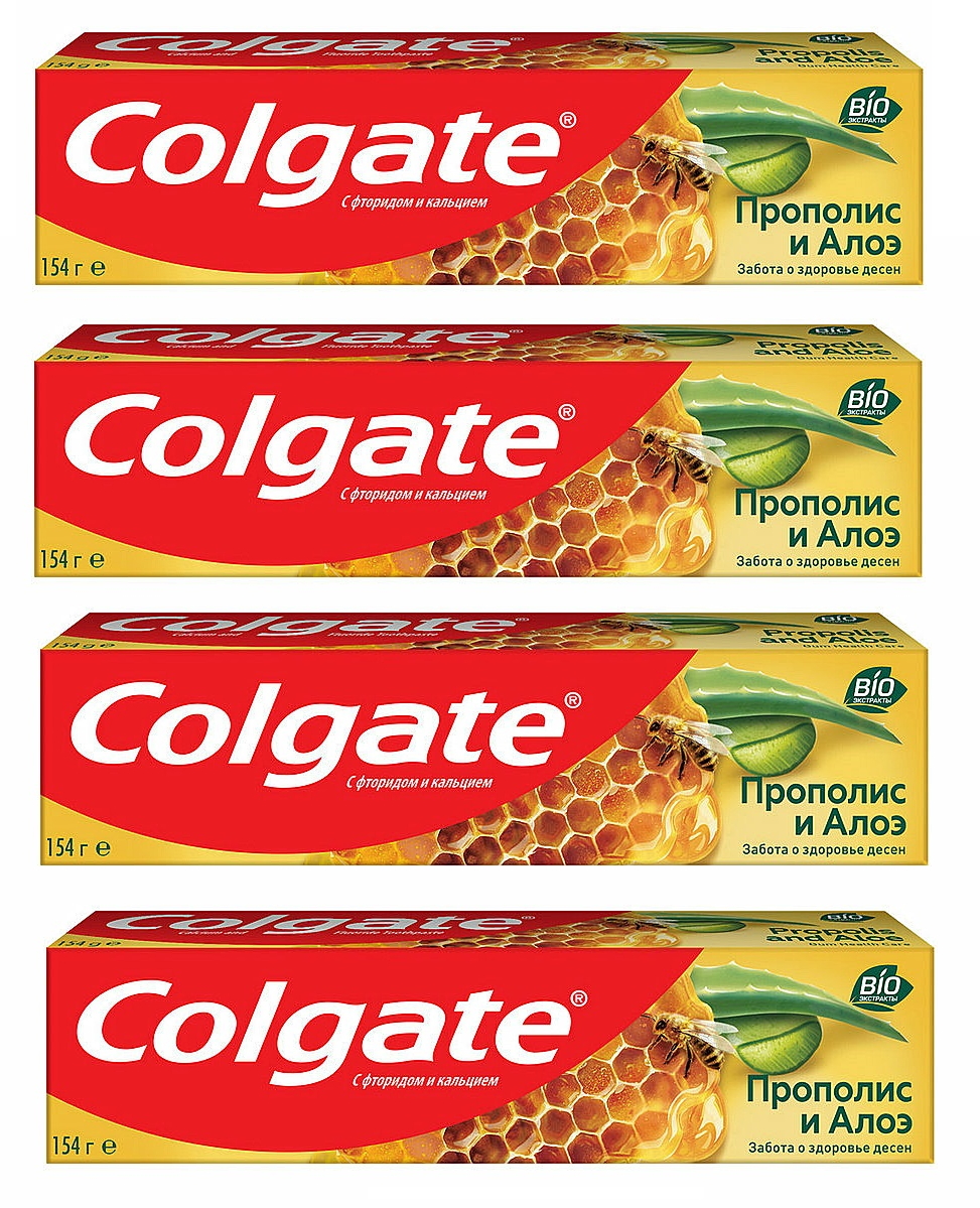 

Комплект Colgate зубная паста Прополис и Алоэ 100 мл х 4 шт, Комплект Colgate зубная паста Прополис и Алоэ 100 мл. х 4 шт.