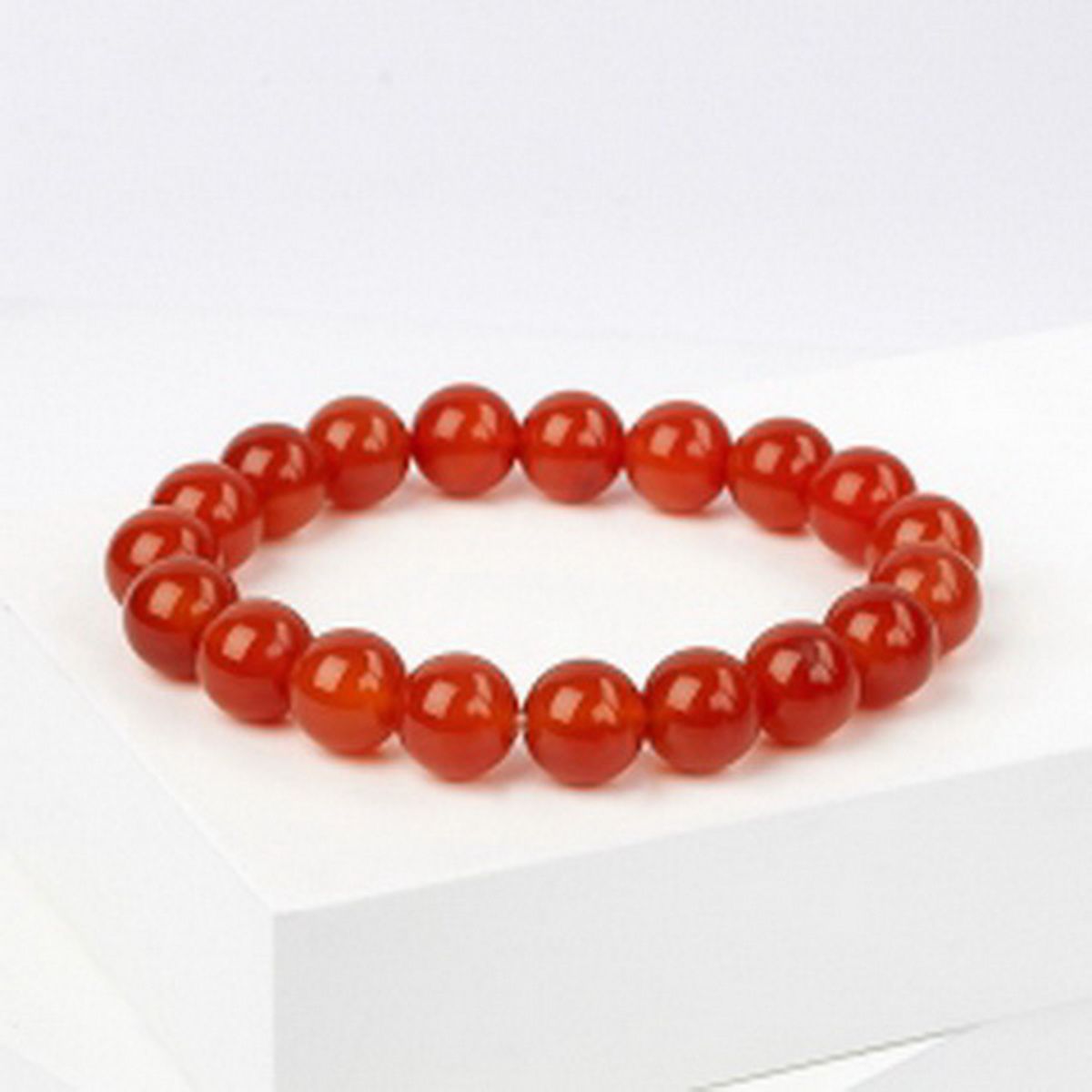 

Браслет из резины р. 22 Красота камня Сердолик, сердолик, Сердолик