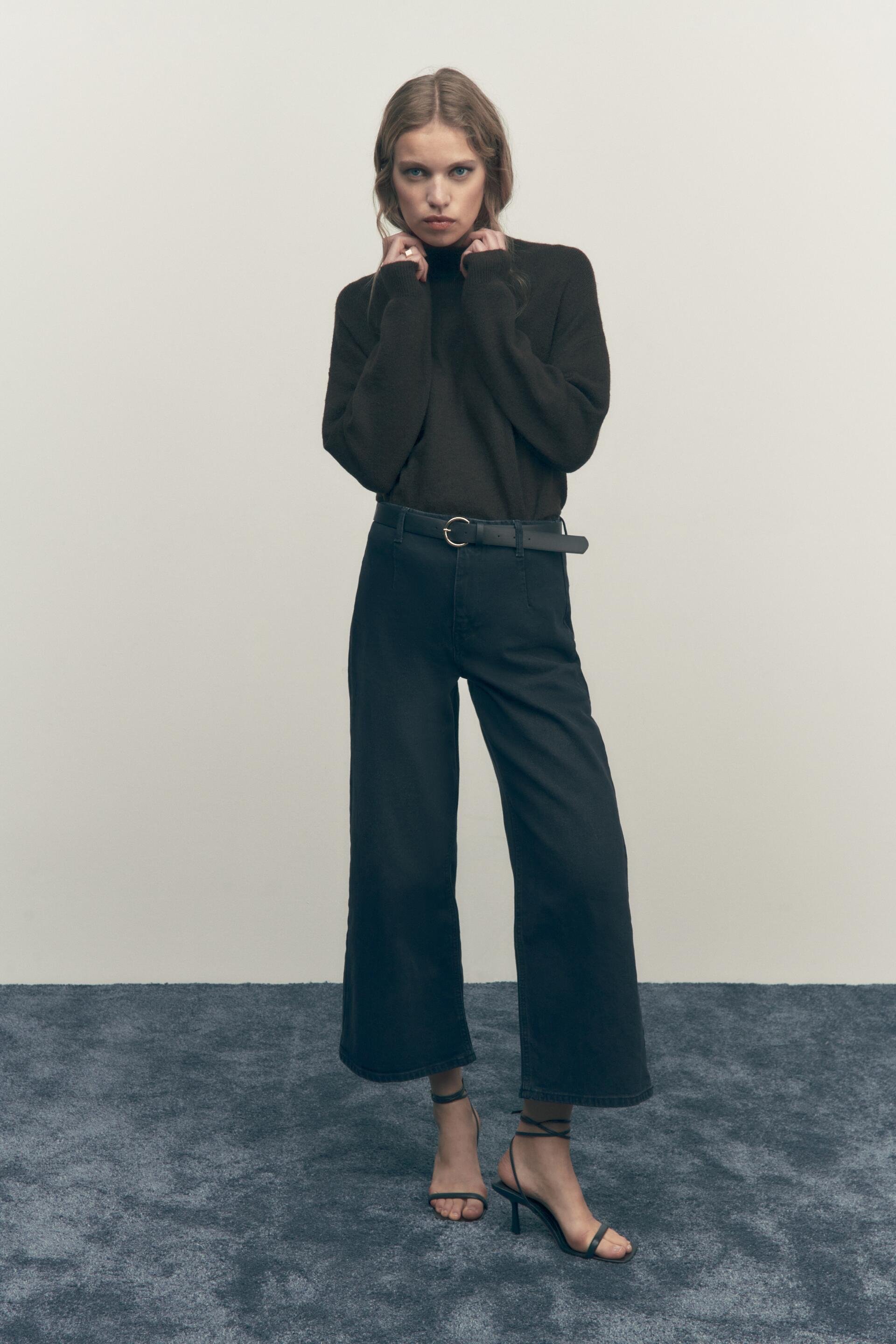 

Джинсы женские ZARA 01889052 черные 44 EU (доставка из-за рубежа), 01889052