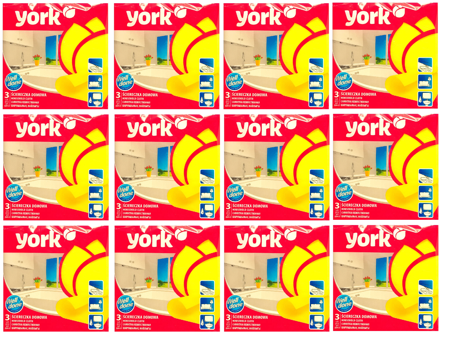 

Салфетки York YRVS5903355000051s12 36 шт