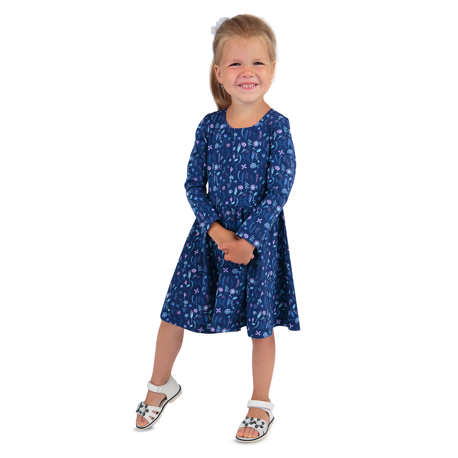 фото Платье leader kids синий р.116