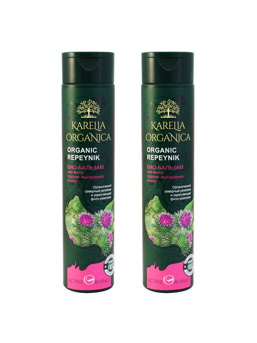 Комплект Био-бальзам Karelia Organica Organic Repeynik Против выпадения волос 310млх2шт
