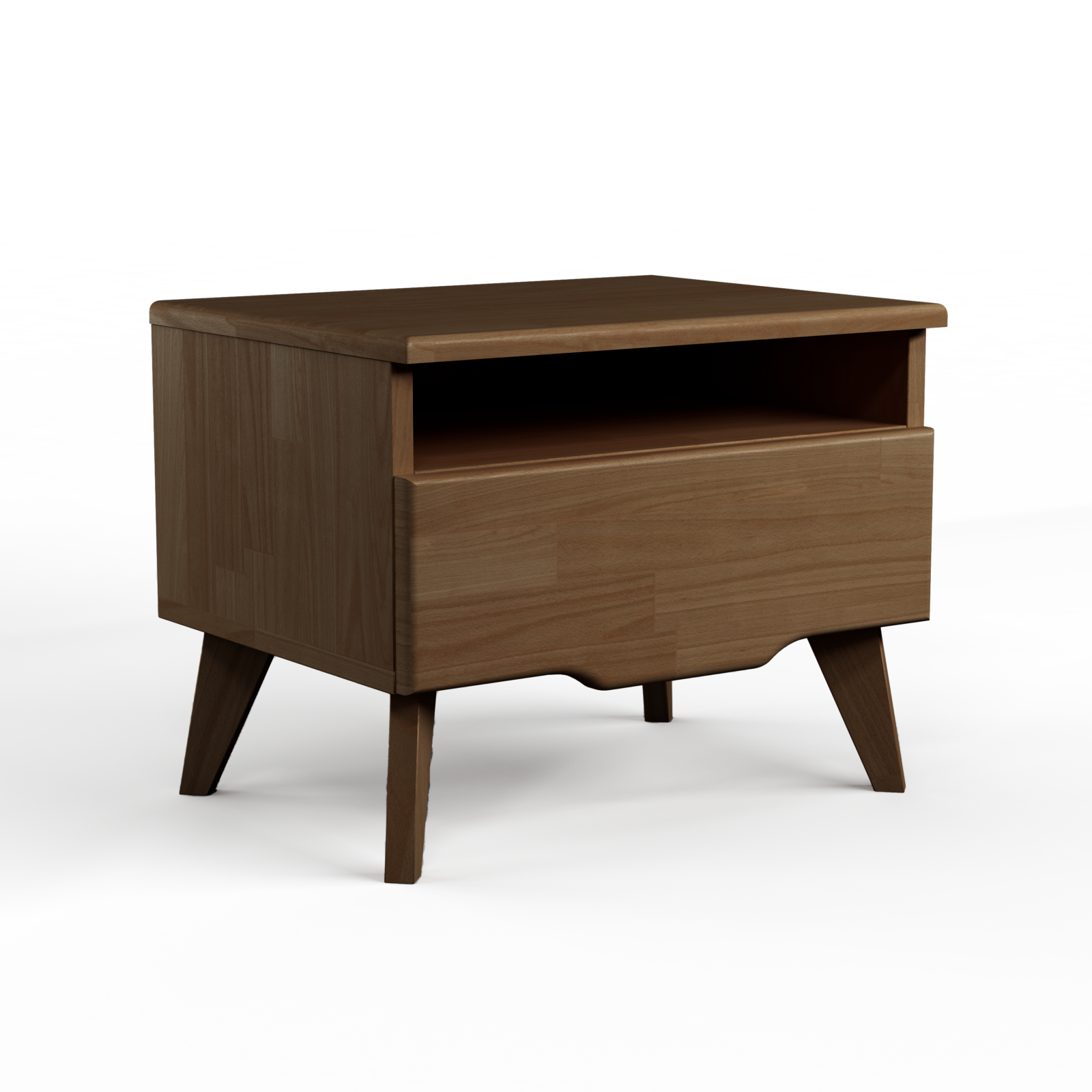 Тумба прикроватная Hansales Scandy из массива дерева цвет дуб 28817₽