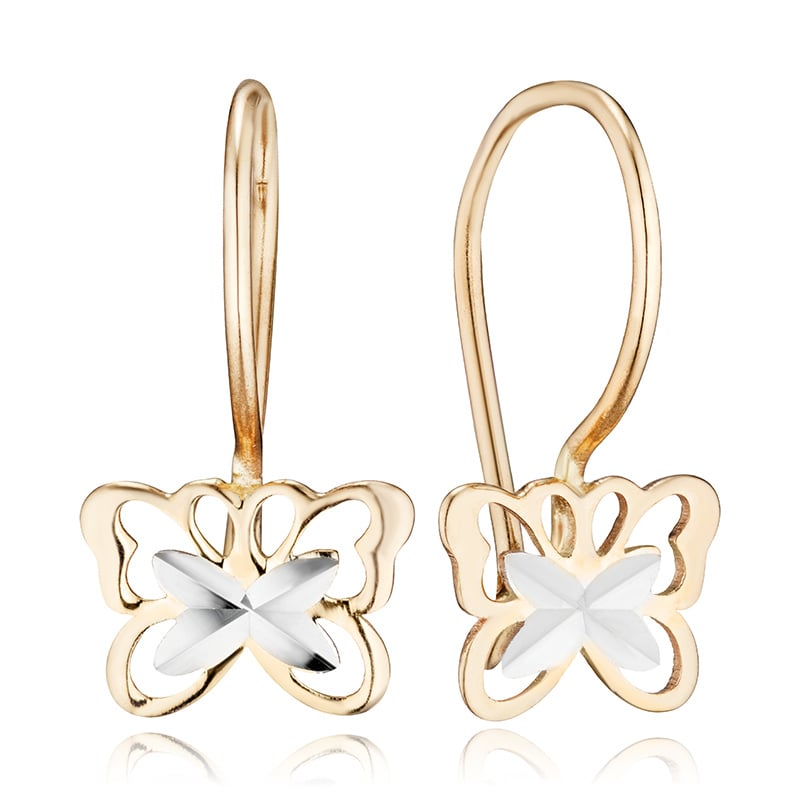 Серьги из красного золота ЮВЕЛИР КАРАТ 1023982/9