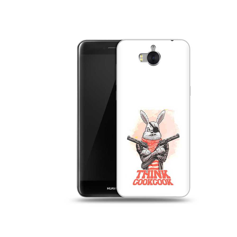 

Чехол MyPads Tocco для Huawei Y5 кролик пират (PT91582.58.419), Прозрачный, Tocco