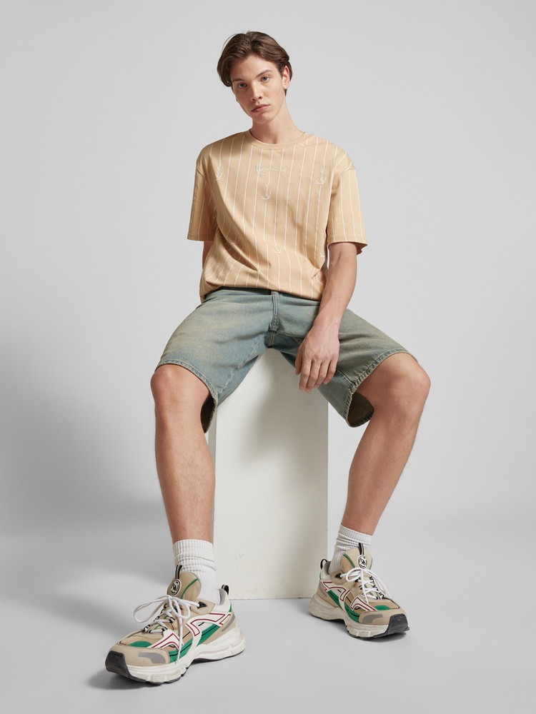 

Футболка мужская Karl Kani 6060240 бежевая XL, Бежевый, 6060240