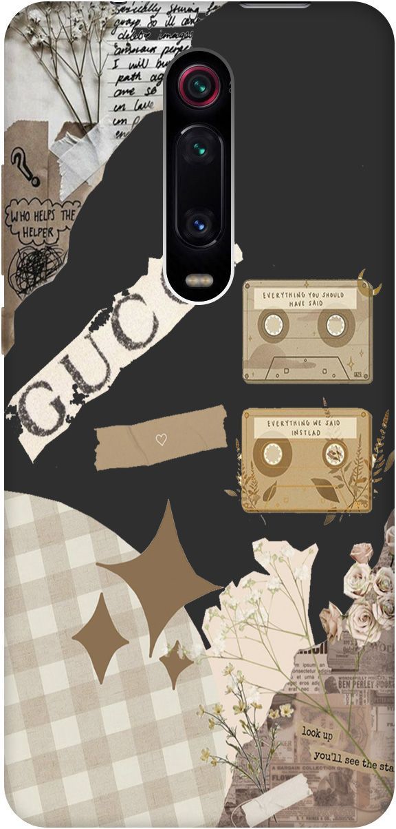 

Чехол на Xiaomi Mi 9T "GUCCI Stickers" черный, Черный;белый, 8463