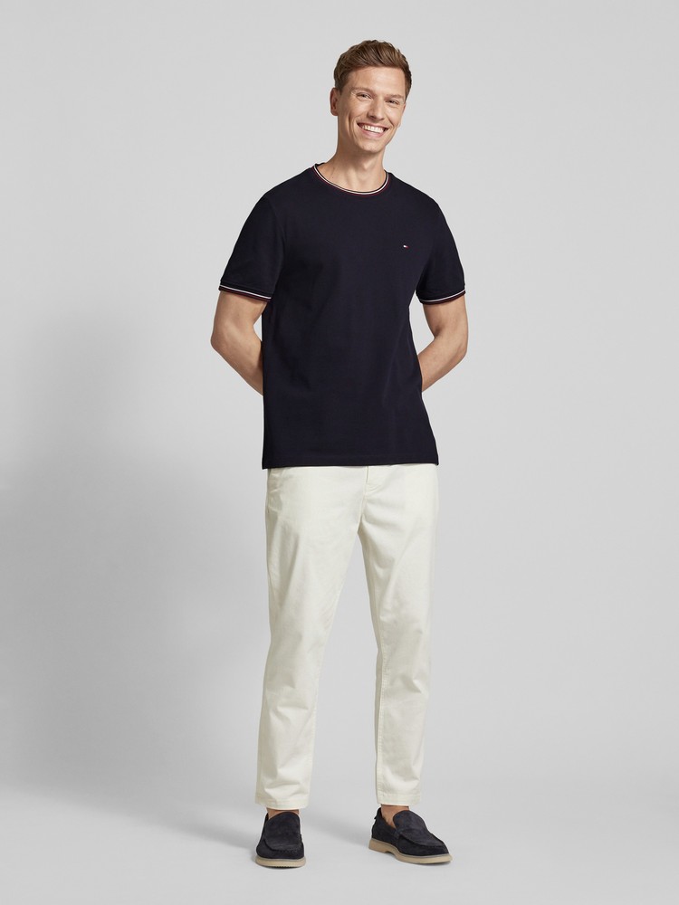 

Футболка мужская Tommy Hilfiger MW0MW35680 синяя S, Синий, MW0MW35680