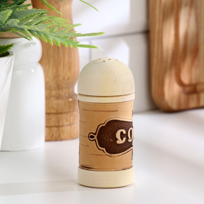 

Солонка "Соль", 9 см, d = 4 см, береста 9952797