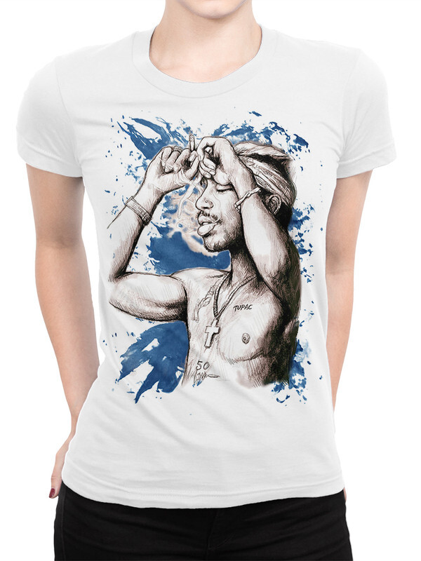 фото Футболка женская dream shirts тупак шакур - 2pac белая xs