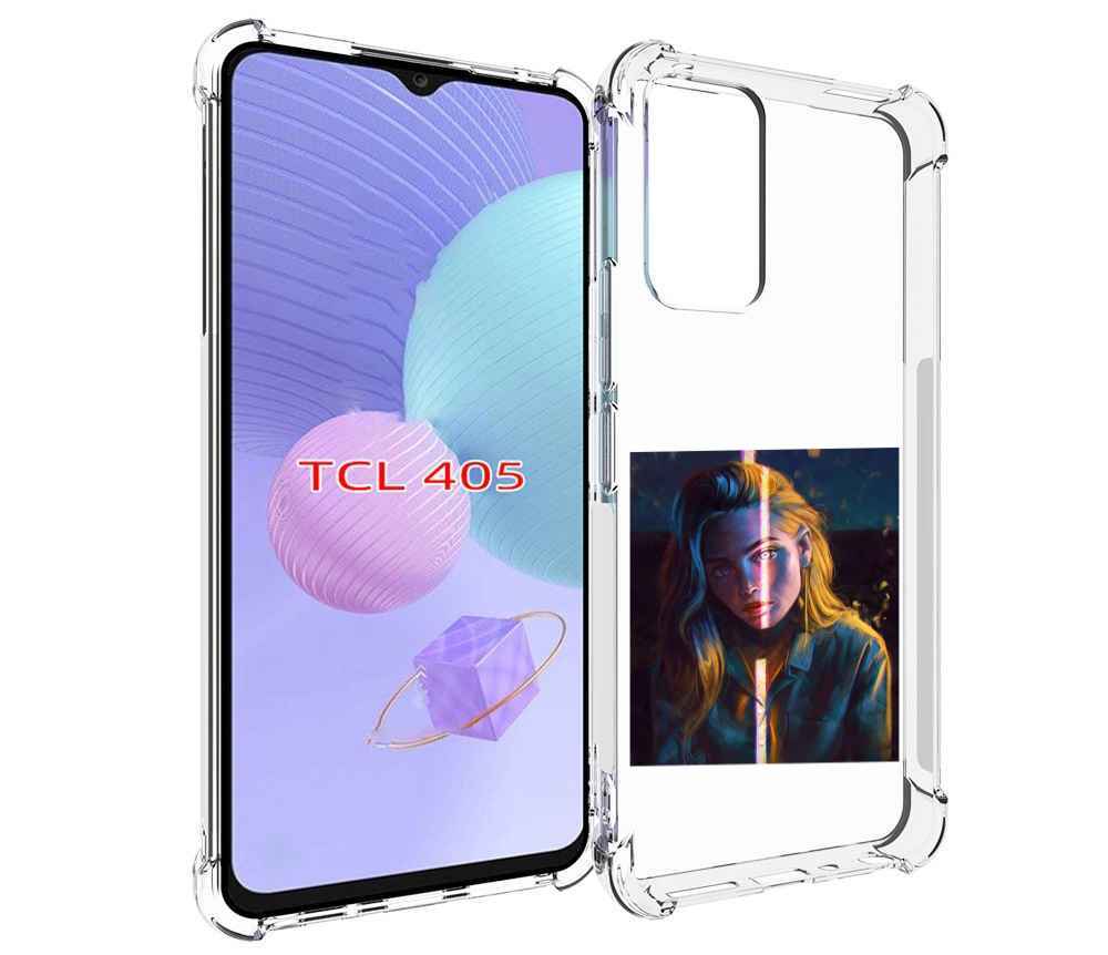

Чехол MyPads девушка-в-тени для TCL 405, Tocco