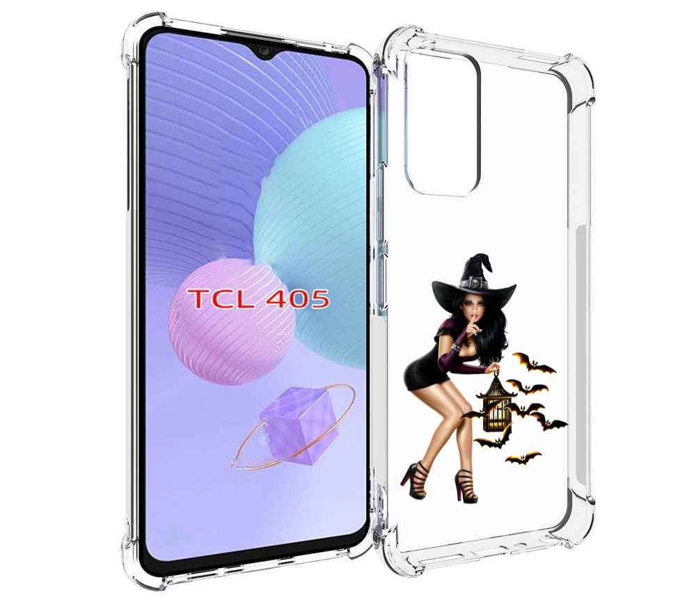 

Чехол MyPads девушка-ведьма женский для TCL 405, Tocco
