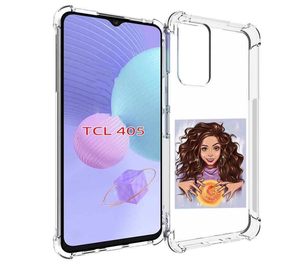 

Чехол MyPads девушка-волшебница для TCL 405, Tocco