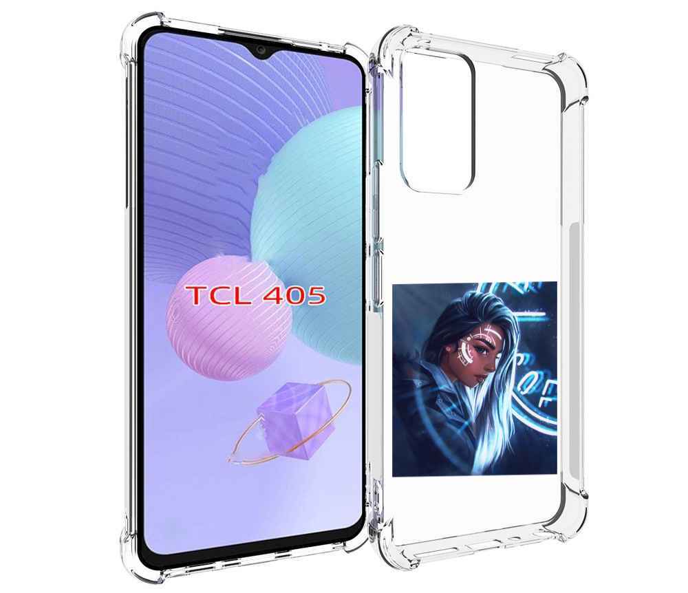 

Чехол MyPads девушка-из-антарктиды женский для TCL 405, Tocco