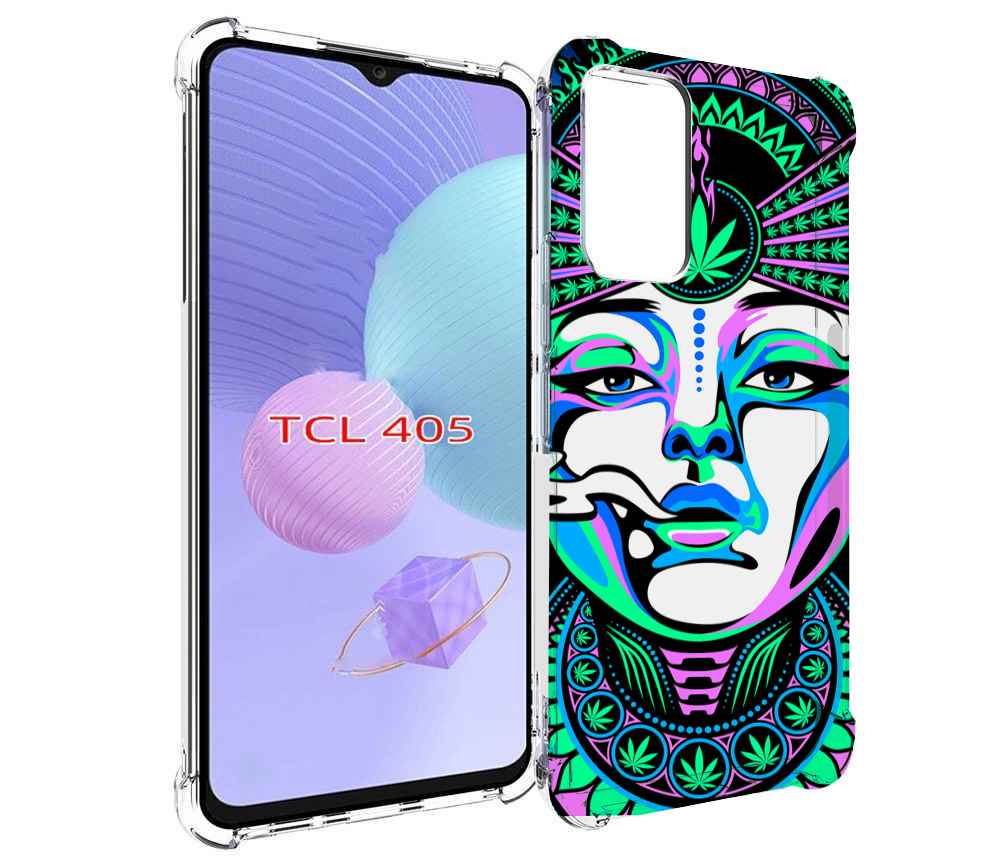 

Чехол MyPads девушка-любит-траву-абстракция для TCL 405, Tocco