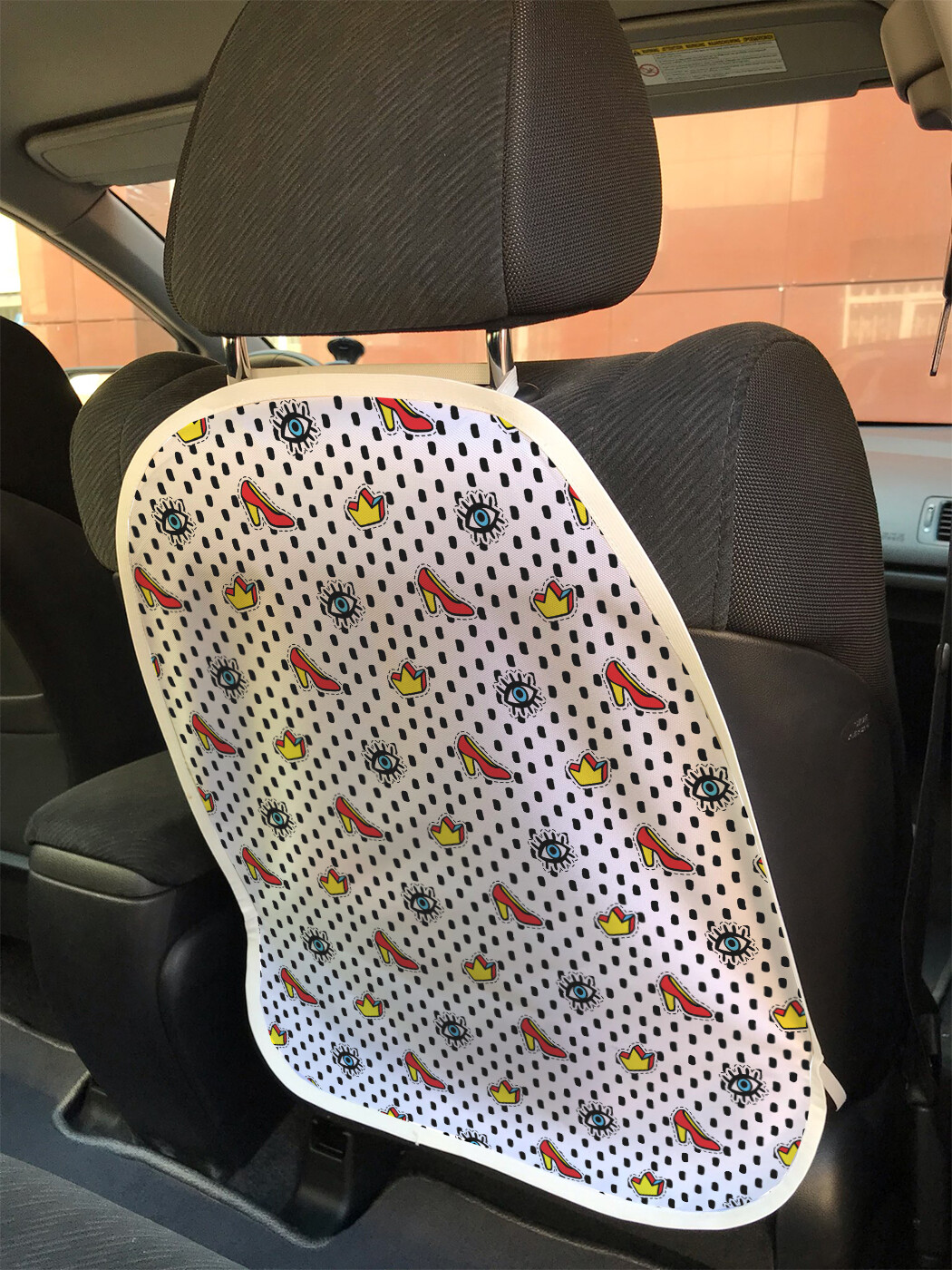 

Накидка на спинку сиденья JoyArty Туфли, глаз, корона, 45х62, Туфли, глаз, корона