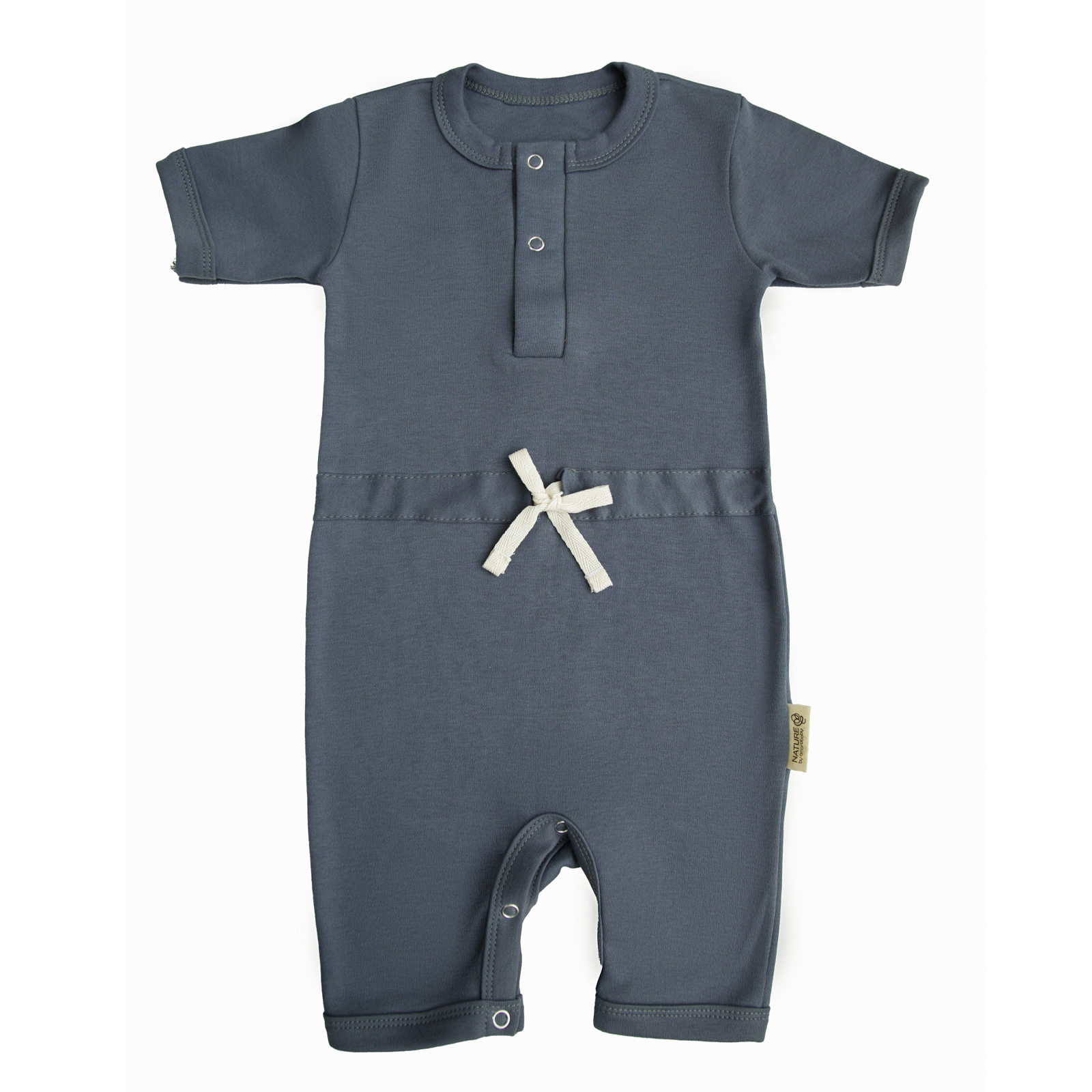 

Комбинезон детский Amarobaby Nature Графит кор.рукав серый р.74, AB-OD21-N19