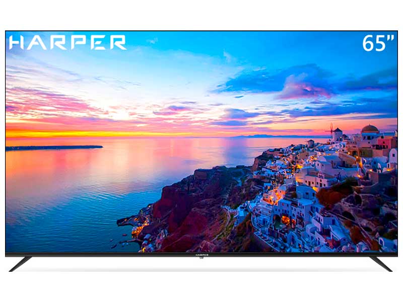 Телевизор Harper 65U661TS, 65", UHD 4K черный