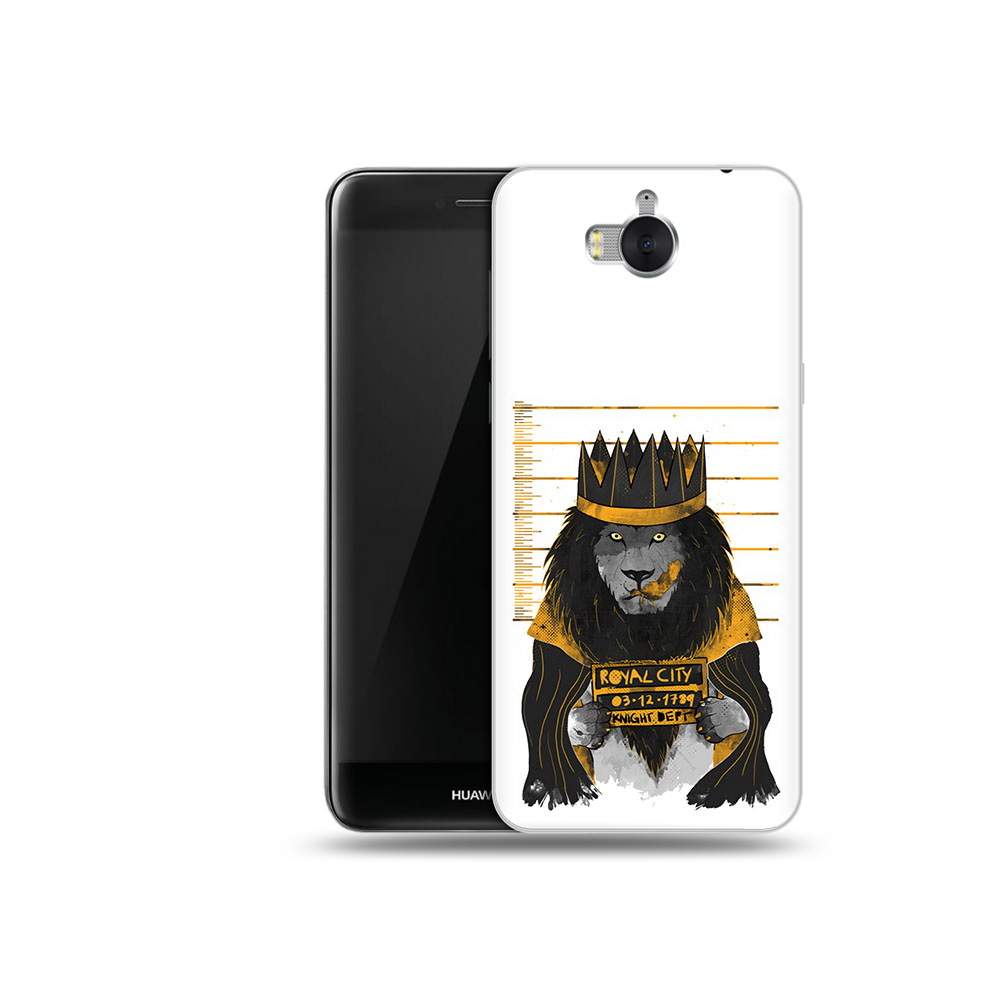 

Чехол MyPads Tocco для Huawei Y5 лев в законе (PT91582.58.435), Прозрачный, Tocco