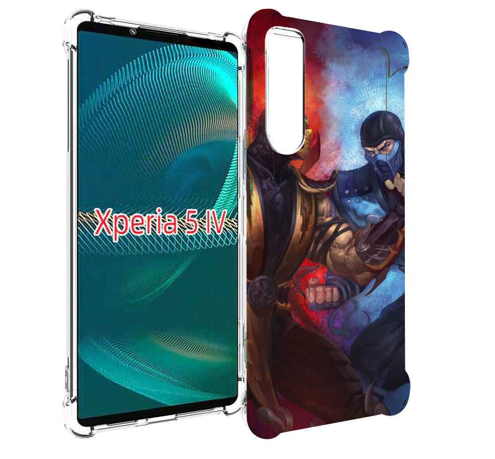 

Чехол MyPads Mortal Kombat art для Sony Xperia 5 IV (5-4), Прозрачный, Tocco