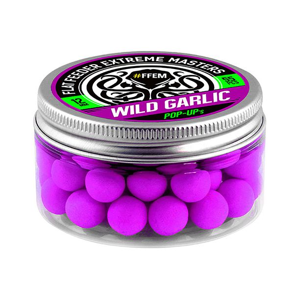 

Бойлы плавающие FFEM Baits Pop Up 12 мм Wild Garlic 55 шт, Разноцветный, плавающие Pop Up