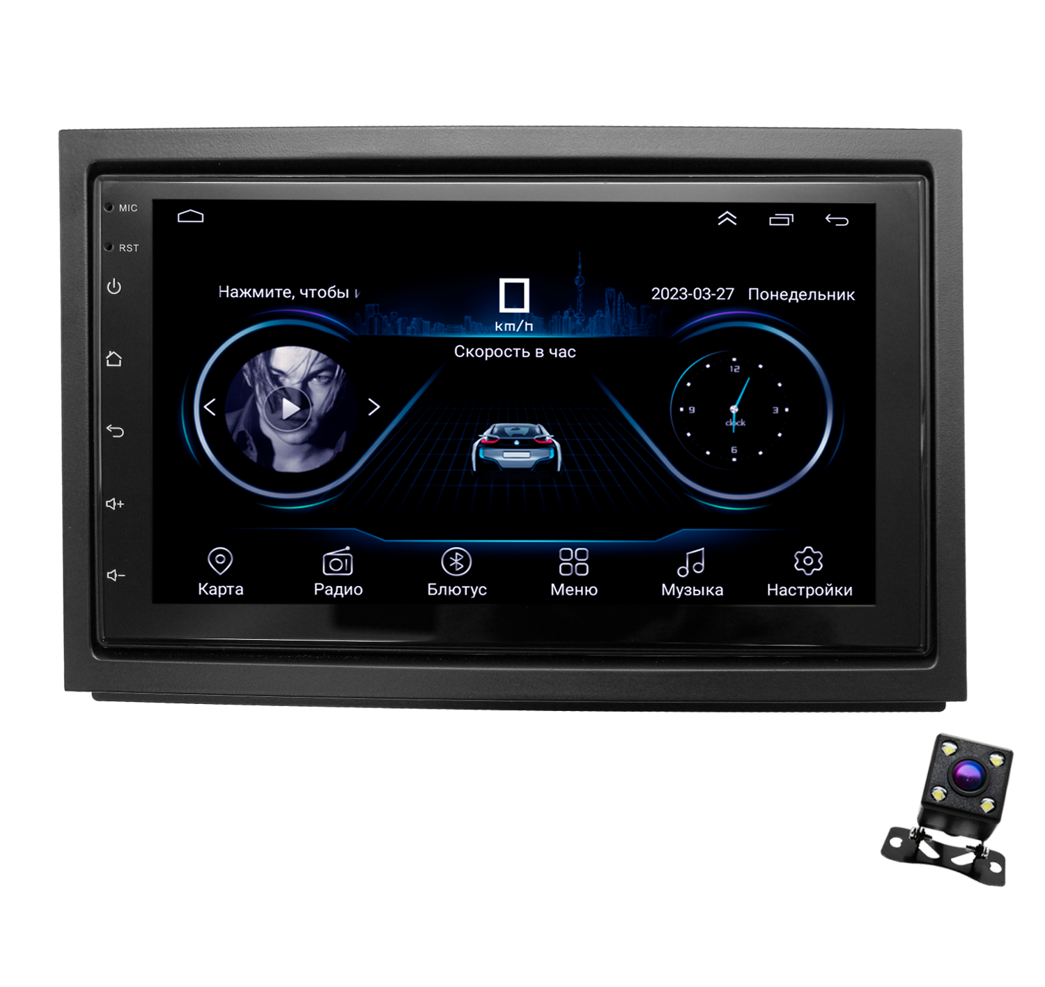 Штатная магнитола Dolmax 7A-CVCB для CHEVROLET Android (Wi-Fi, GPS, BT) +камера