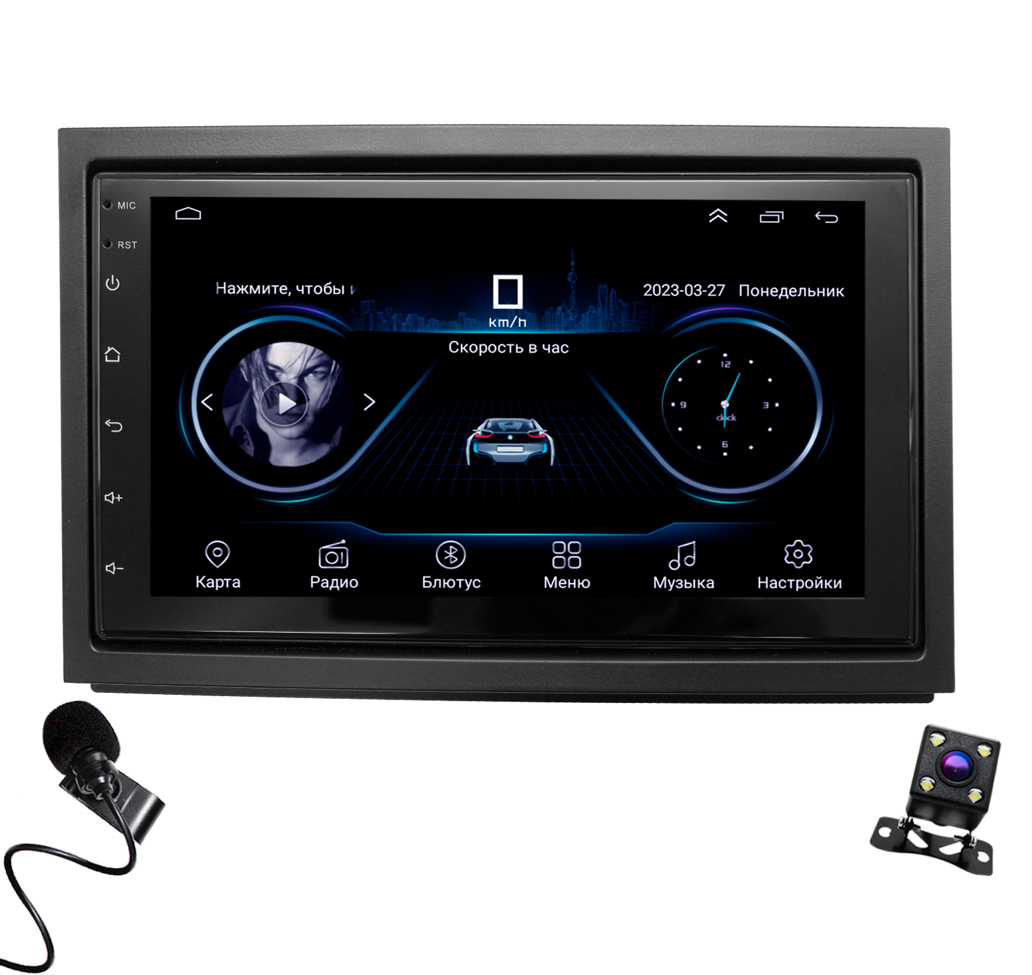 Штатная магнитола Dolmax 7A-CVCB2GB для CHEVROLET Android (2/32 Гб, Wi-Fi, 8 ядер) +камера