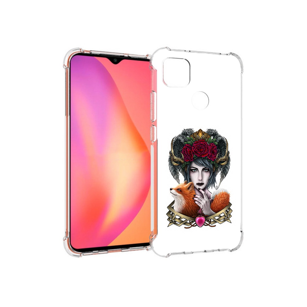 Чехол MyPads Tocco для Xiaomi Redmi 9C девушка с лисой (PT152115.265.314)