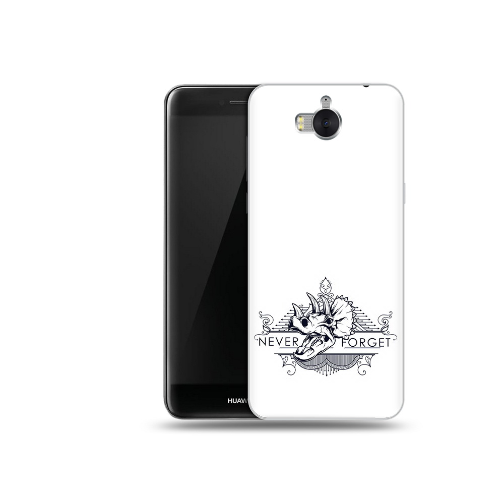 

Чехол MyPads Tocco для Huawei Y5 логотип носорога никогда не забуду (PT91582.58.445), Прозрачный, Tocco