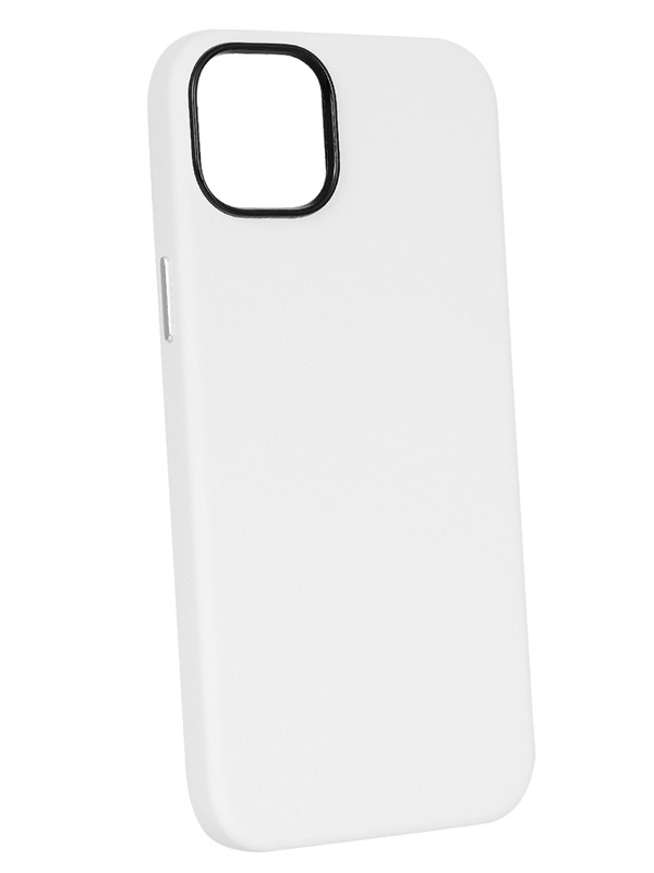 

Чехол с MagSafe для iPhone 14 Кожаный (Leather Co)-Белый, Apple iPhone 14