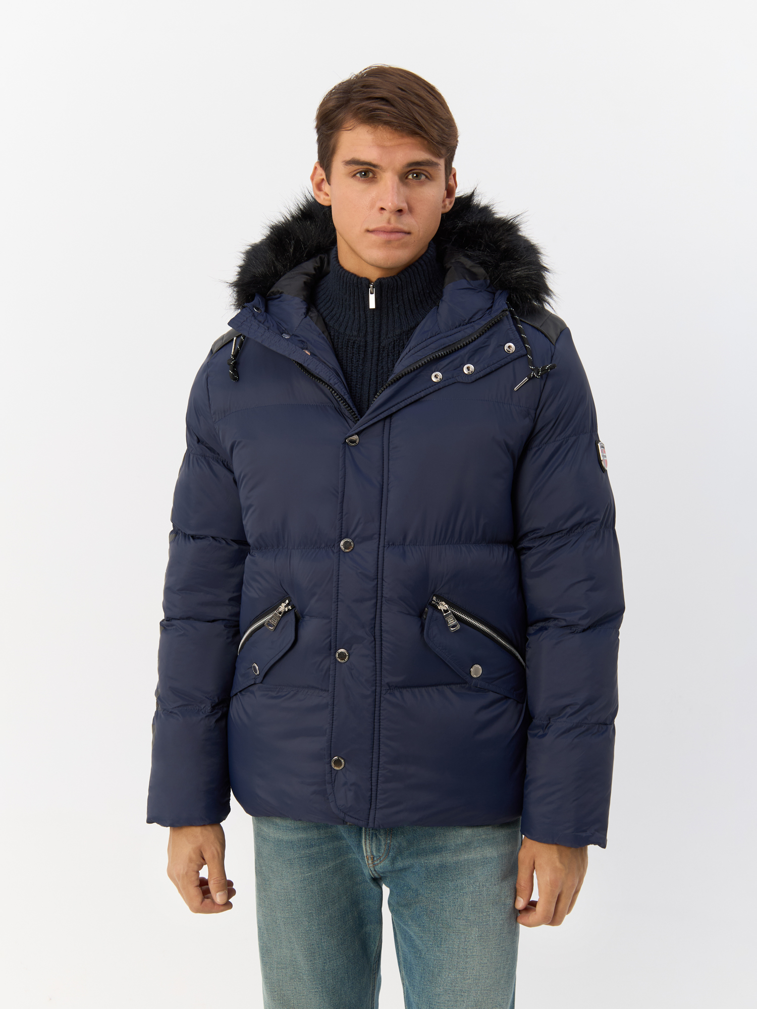 

Куртка мужская Geographical Norway WW4917H/GNO синяя M, Синий, WW4917H/GNO