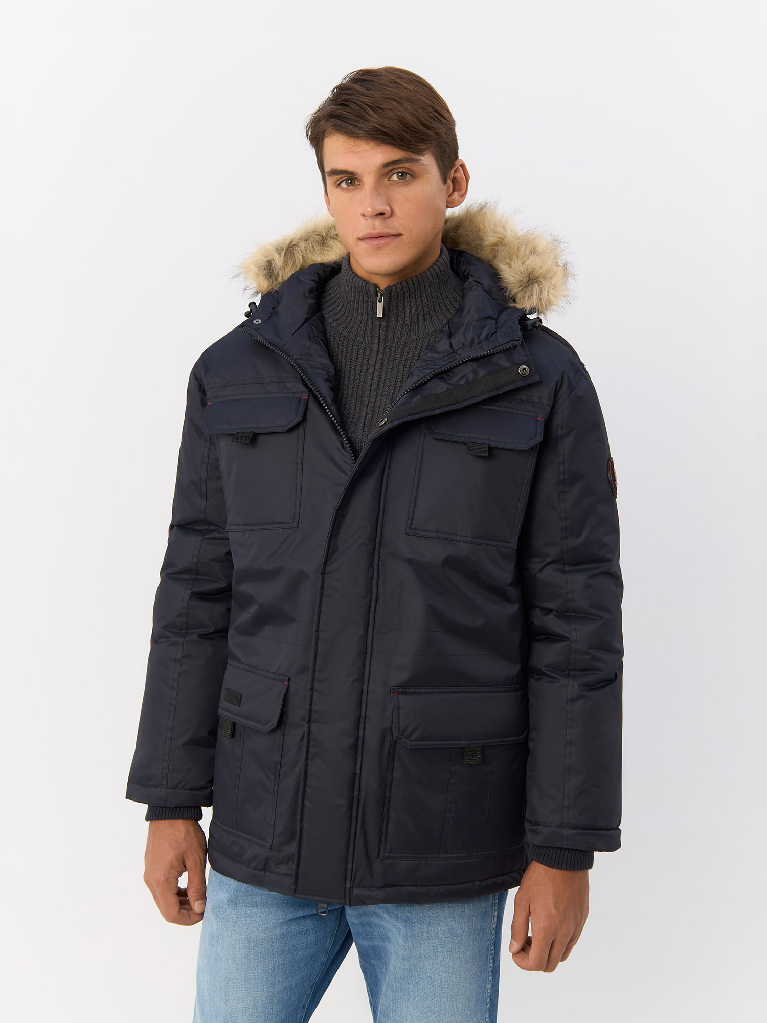 

Куртка мужская Geographical Norway WQ198H/GN синяя S, Синий, WQ198H/GN