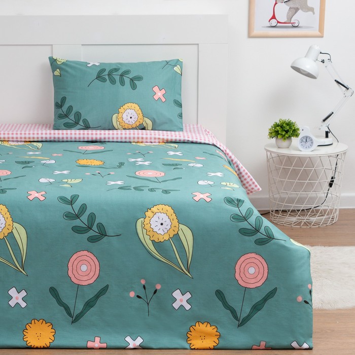 

Постельное белье 1.5 сп "LoveLife" Cute flowers, 143х215 см,150х214 см,50х70 см-1 шт. сати