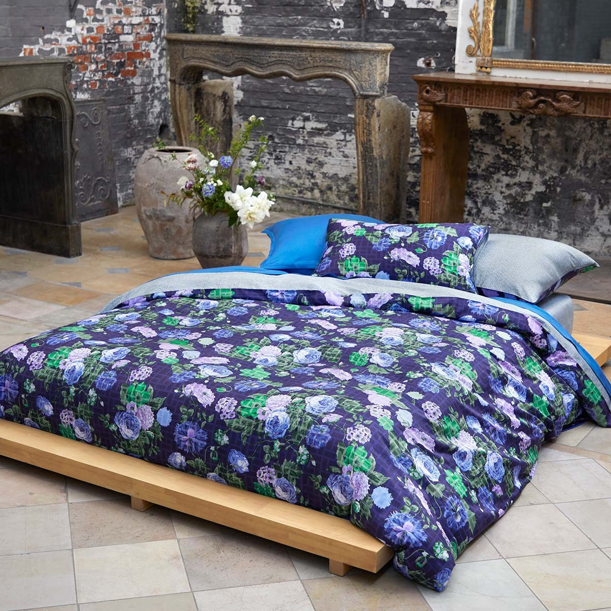 

Комплект постельного белья Kenzo Garden Multi Color евро макси, Garden