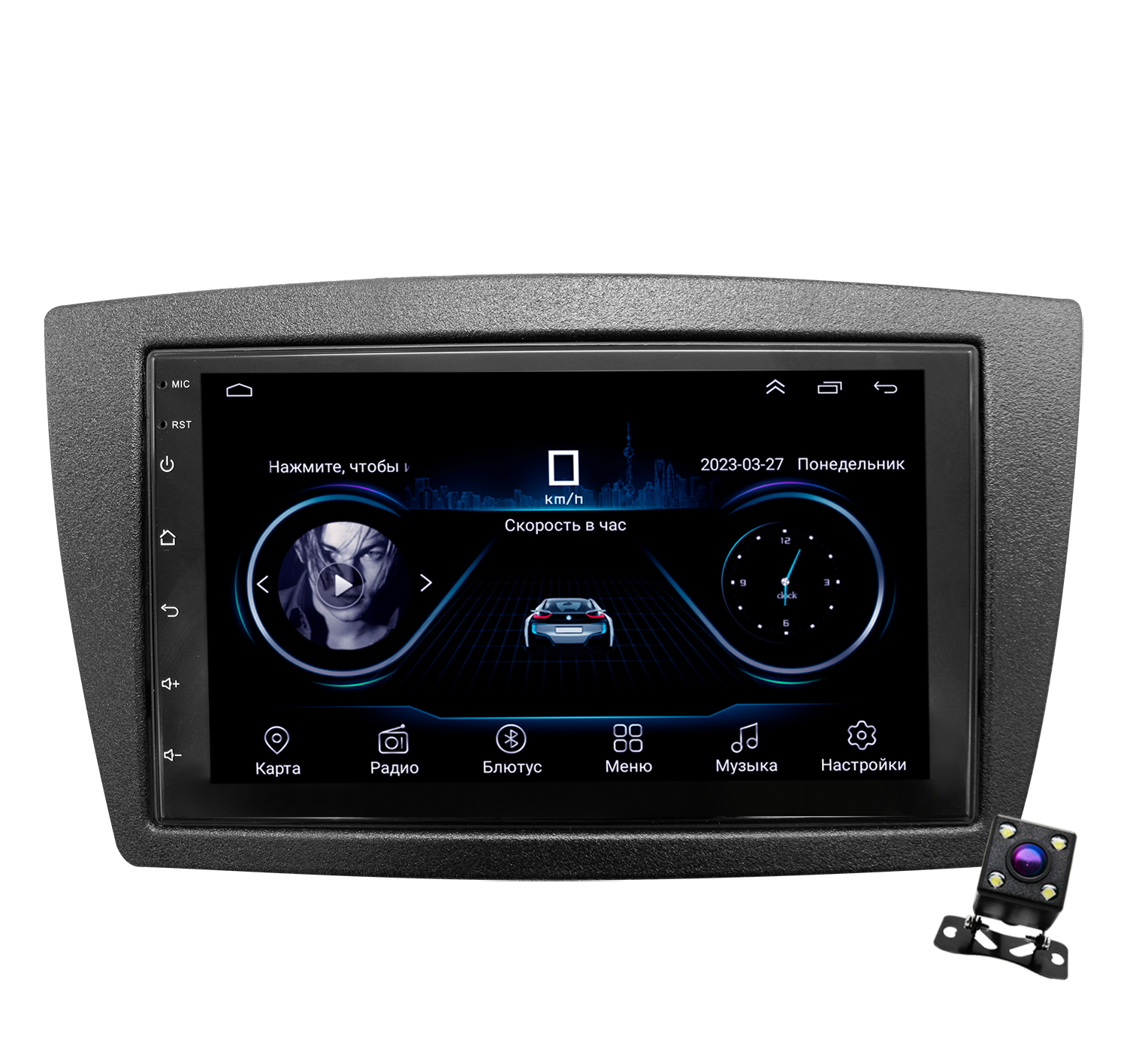 Штатная магнитола Dolmax 7A-GRKL для LADA Granta Kalina Android 232 Гб Wi-Fi камера 1364000₽