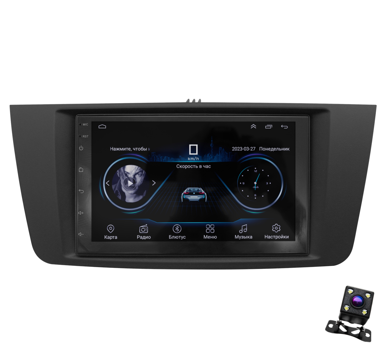 Штатная магнитола Dolmax 7A-GX7 для GEELY Emgrand X7 Android (2/32 Гб, Wi-Fi, GPS) +камера