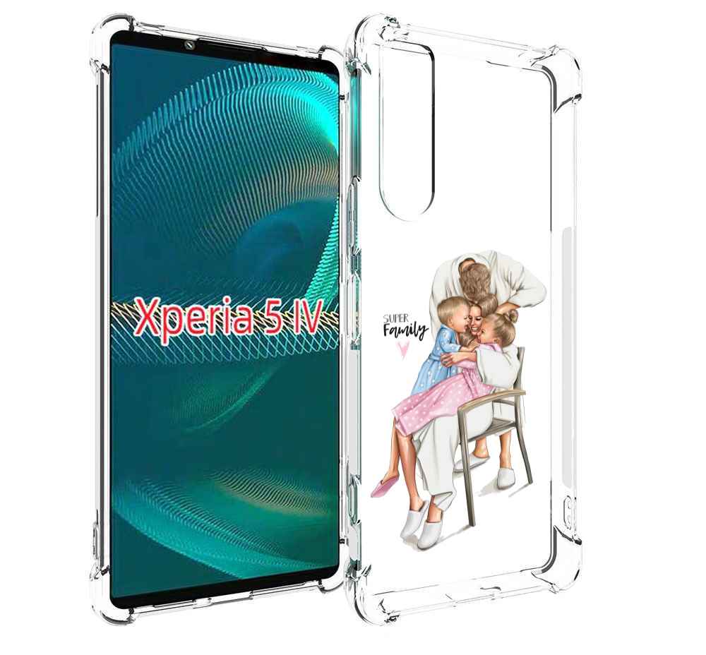 

Чехол MyPads Super-family для Sony Xperia 5 IV (5-4), Прозрачный, Tocco